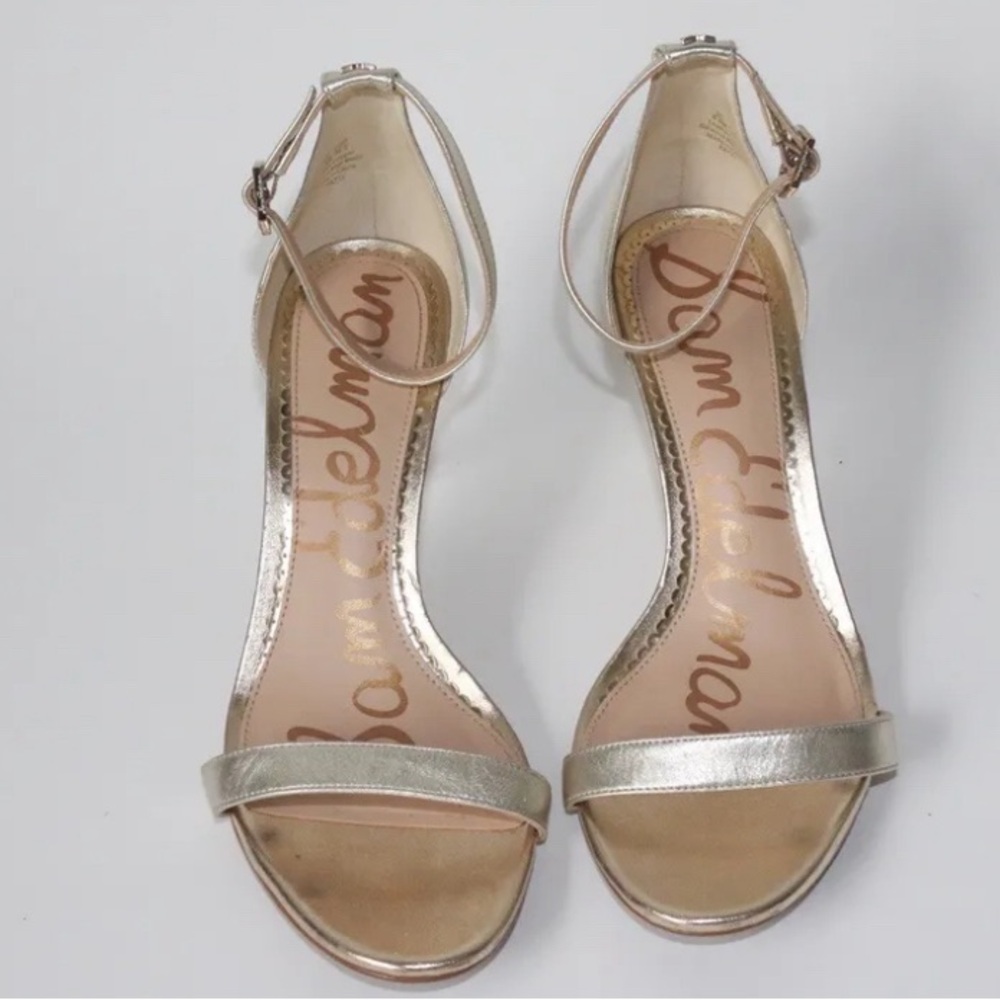 Sam Edelman Patti Champagne Heels Women's Size 8.5 EUC